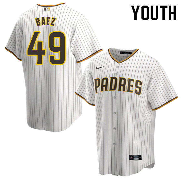 Nike Youth #49 Michel Baez San Diego Padres Baseball Jersey Sale-White